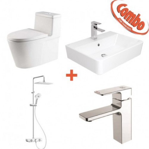 Trọn bộ combo thiết bị vệ sinh American Standard cho nhà tắm chiết khấu cao