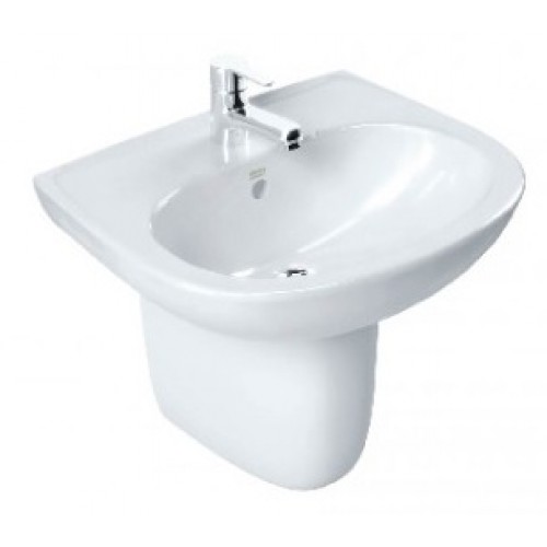 Chậu rửa mặt lavabo American Standard treo tường chân dài - chân lửng (ngắn)