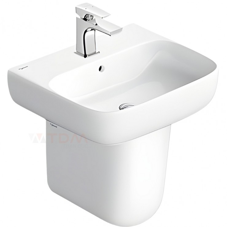 Chậu Rửa Lavabo Viglacera V23 Mekong Chân Ngắn - Tuấn Đức