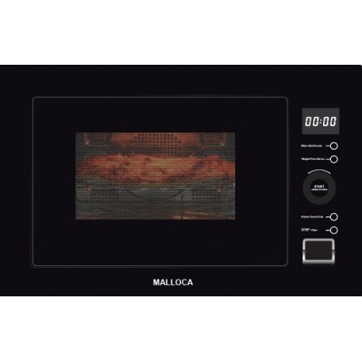 Lò Vi Sóng Malloca MW-927BG Âm Tủ 27L Màu Đen