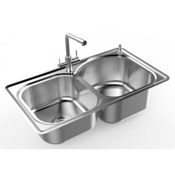 Chậu Rửa Inox Sơn Hà Cao Cấp 2H860S