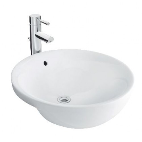 Chậu rửa mặt lavabo Inax L-333V (L333V) bán âm bàn tròn 450mm