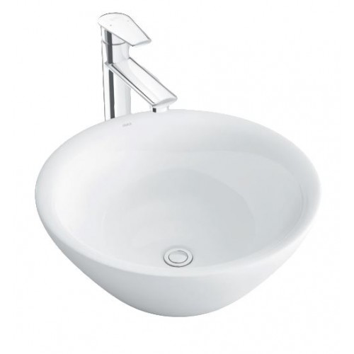 Chậu rửa mặt lavabo Inax L-445V (L445V) đặt bàn đá tròn 450 mm