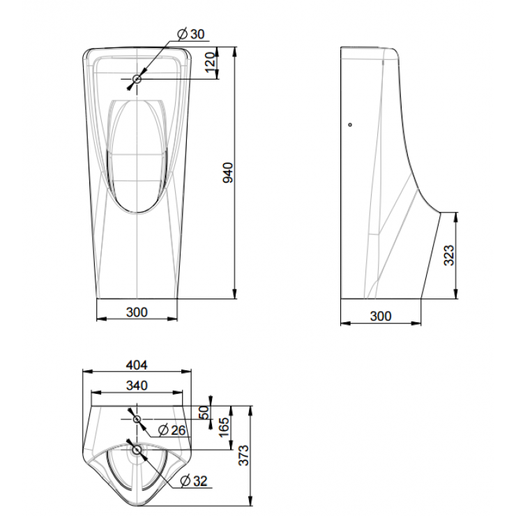 Bồn Tiểu Nam Đặt Sàn American Standard WP-6605 Bồn Tiểu Nam Nữ