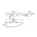 Kệ Gương American Standard Sasso VF-9475 Phụ Kiện Phòng Tắm