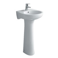 Lavabo Treo Tường Inax L-282V/L-284VD Kèm Chân Dài