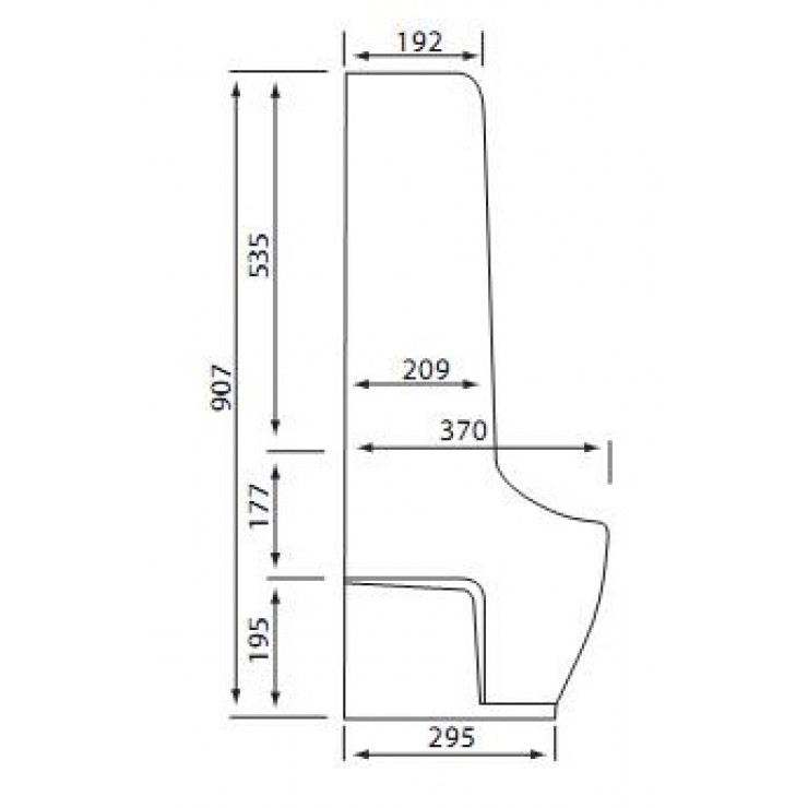 Bồn Tiểu Nam Viglacera BS604 Đặt Sàn