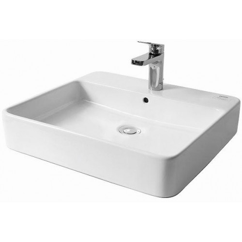 Chậu rửa mặt lavabo TOTO LT950C đặt bàn đá 455x505 mm - Tuấn Đức