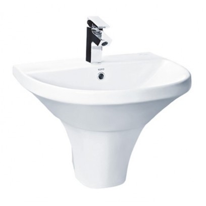 Chậu Lavabo TOTO LHT947CS Treo Tường Chân Ngắn Chậu Lavabo TOTO LHT947CS Treo Tường Chân Ngắn Chậu Rửa Lavabo