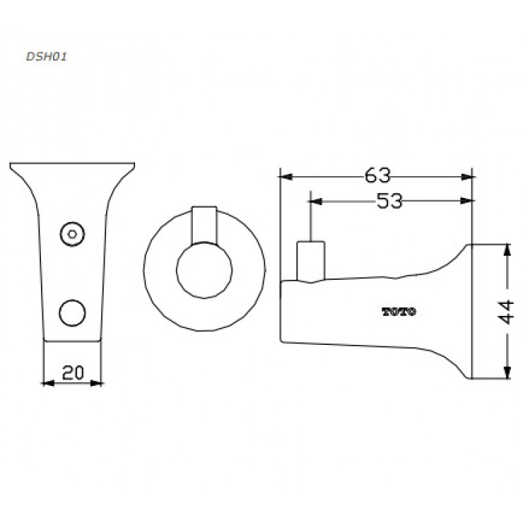 Móc Áo TOTO DSH01 Phụ Kiện Phòng Tắm