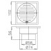 Thoát Sàn COTTO CT647Z1(HM) (Ø58) Phụ Kiện Phòng Tắm