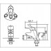 Vòi Rửa Lavabo Inax LFV-102S Nóng Lạnh Vòi Lavabo