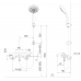 Vòi Sen Tắm Inax BFV-5103T-5C Nóng Lạnh Vòi Sen Tắm