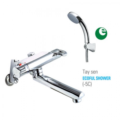 Vòi sen tắm INAX BFV-8145T-5C (BFV8145T5C) điều chỉnh nhiệt độ xả bồn