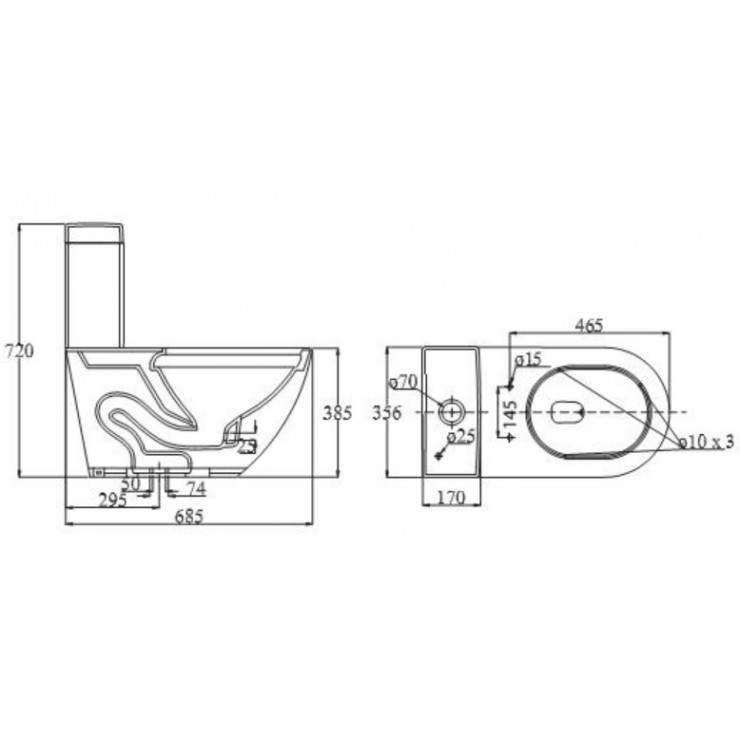 Bồn Cầu Viglacera V199 Nắp Êm V86 + Vòi Xịt VG826