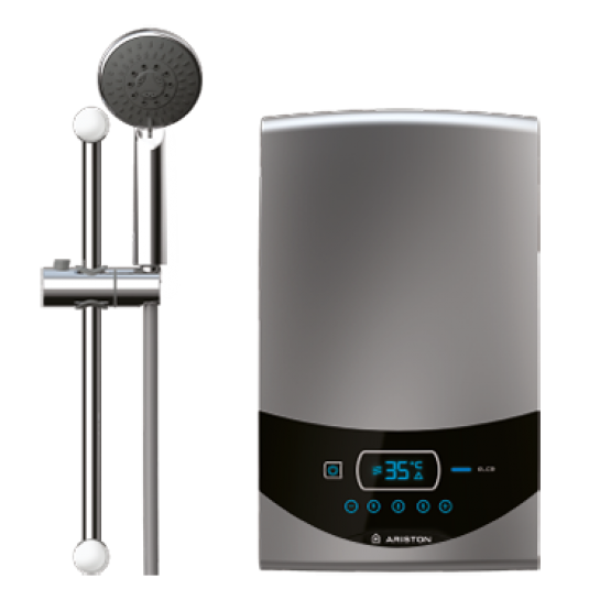 Máy Nước Nóng Ariston ST45PE-VN Trực Tiếp Có Bơm Aures Luxury  Máy Nước Nóng