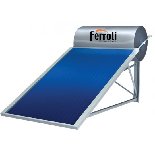 Bình Nước Nóng Năng Lượng Mặt Trời Ferroli Ecotop 150L Tấm Phẳng