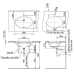 Chậu Rửa Lavabo Inax L-2216V Âm Bàn Oval Chậu Rửa Lavabo