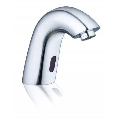 Vòi nước rửa tay cảm ứng Caesar A911 điện 220v kết hợp pin