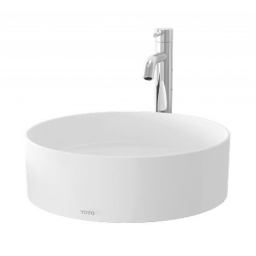 Chậu rửa mặt lavabo TOTO LW573JW/F đặt bàn đá tròn 420mm - Tuấn Đức