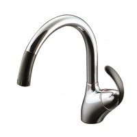 Vòi Bếp TOTO TKN34PBRR Nóng Lạnh Rút Dây 