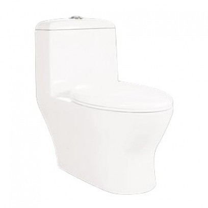 Bồn Cầu Hảo Cảnh Melora M02 (V1002) Một Khối 2 Chế Độ Xả Nhấn