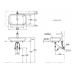 Chậu Rửa Mặt Lavabo TOTO LW630JW Đặt Bàn Chậu Rửa Lavabo