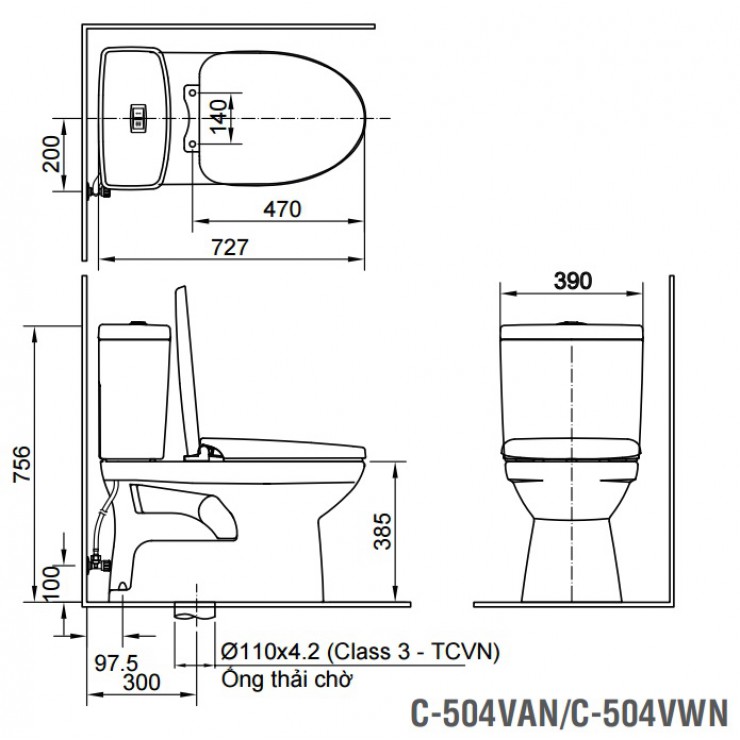 bon-cau-nap-dien-tu-inax-c-504a-cw-h18vn
