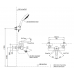 Vòi Sen Tắm TOTO TBS01302V/TBW02017A Nóng Lạnh  Vòi Sen Tắm