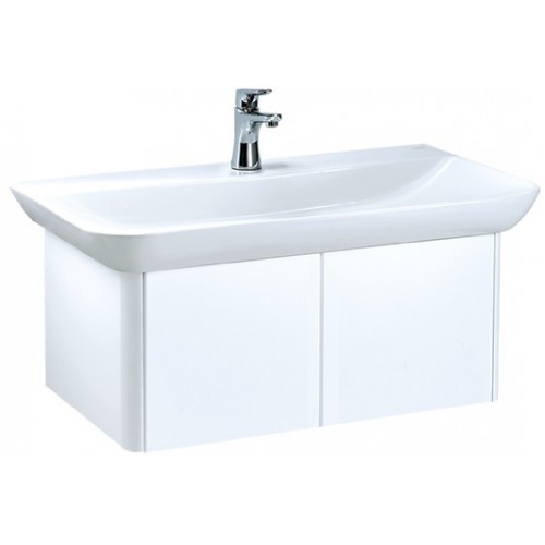 Bộ tủ chậu rửa mặt lavabo Caesar LF5376/EH05376AV treo tường - Tuấn Đức