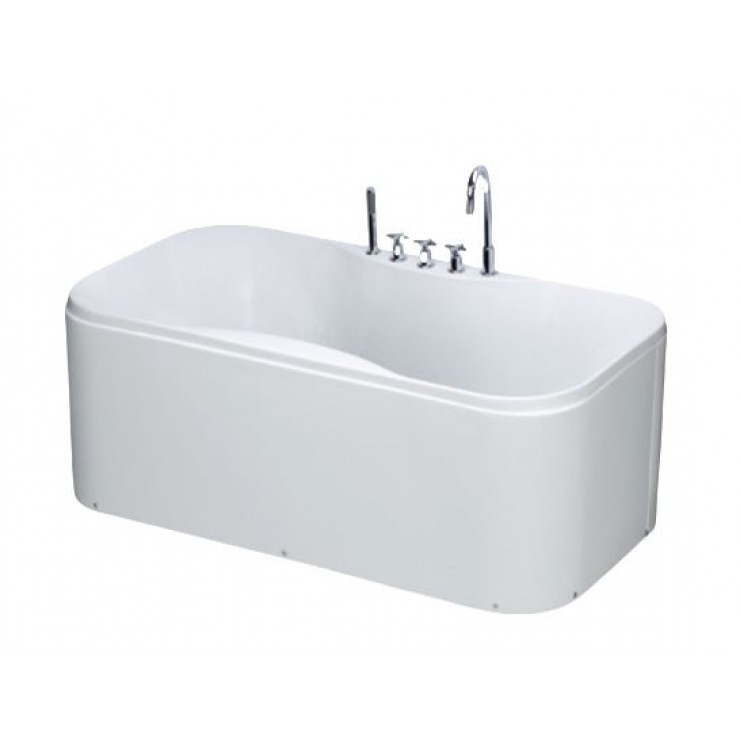 Bồn Tắm Nằm Lập Thể Caesar At0950 Chân Yếm 1.5 Mét - Tuấn Đức