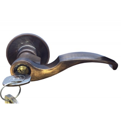 Khóa Tròn Gạt Yale VL6557 US11 Đồng Đỏ Cửa Phòng 
