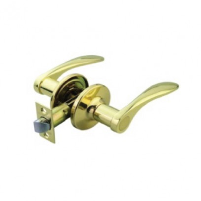 Khóa Tròn Gạt Yale VL8327 US3 Vàng Đồng Cửa Phòng 