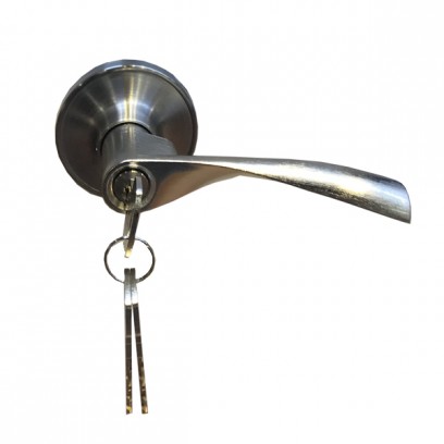 Khóa Tròn Gạt Yale VL5377 US15 Bạc Cửa Phòng 