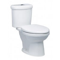 Bồn Cầu CAESAR CDS1338 Thùng T1238  2 Nhấn Nắp Êm