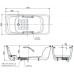 Bồn Tắm TOTO PJY1724HPWEN#GW Đá Cẩm Thạch 1.7M Bồn Tắm