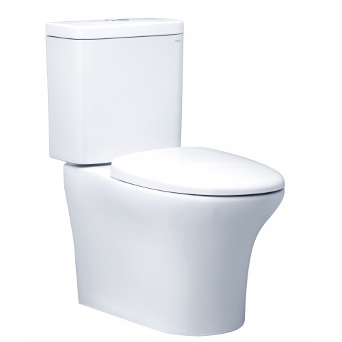 Bồn cầu Caesar CD1341 thùng T1241-pw - Xí bệt bàn cầu vệ sinh 2 khối