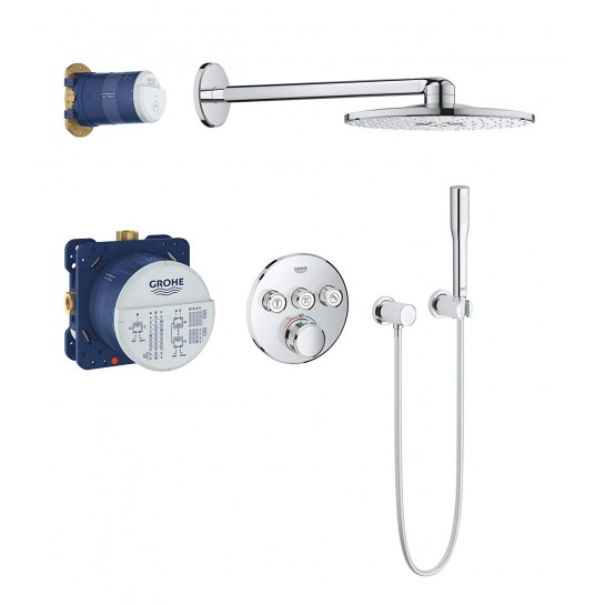 Sen Tắm Thông Minh Âm Tường Grohe SmartControl Tròn 34705000 Vòi Sen Tắm Âm Tường