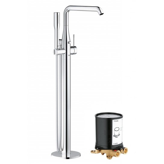 Vòi Sen Xả Bồn Tắm Grohe Essence New 23491001 + 29086000 Đặt Sàn Bộ Vòi Sen Bồn Tắm