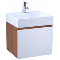 Bộ Tủ Lavabo Caesar Treo Tường LF5253/EH05253AWV Vân Gỗ