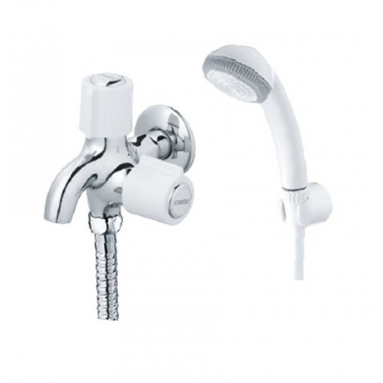 Vòi Sen Tắm Lạnh CAESAR S038CP Dây Nhựa Tay 1 Chế Độ voi-sen-tam-lanh-caesar-s038cp-day-nhua-tay-1-che-do