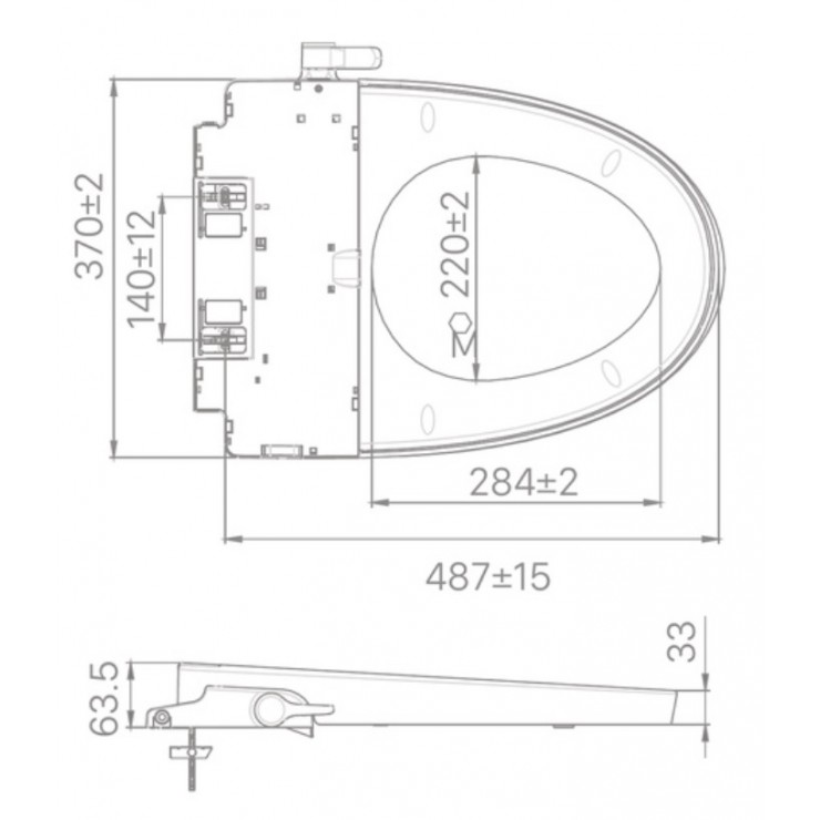 Nắp Shower Toilet INAX CW-S32VN Rửa Cơ Nắp Bồn Cầu