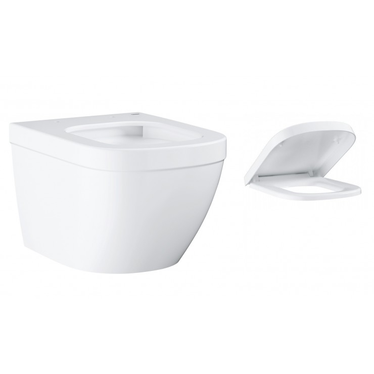 Bồn Cầu Grohe 3920600H + 39458000 Euro Ceramic Treo Tường