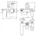 Bộ Cây Sen Phun Mưa American Standard WF-0972/A-6110.978.903 (D20S) nóng lạnh Vòi Sen Cây