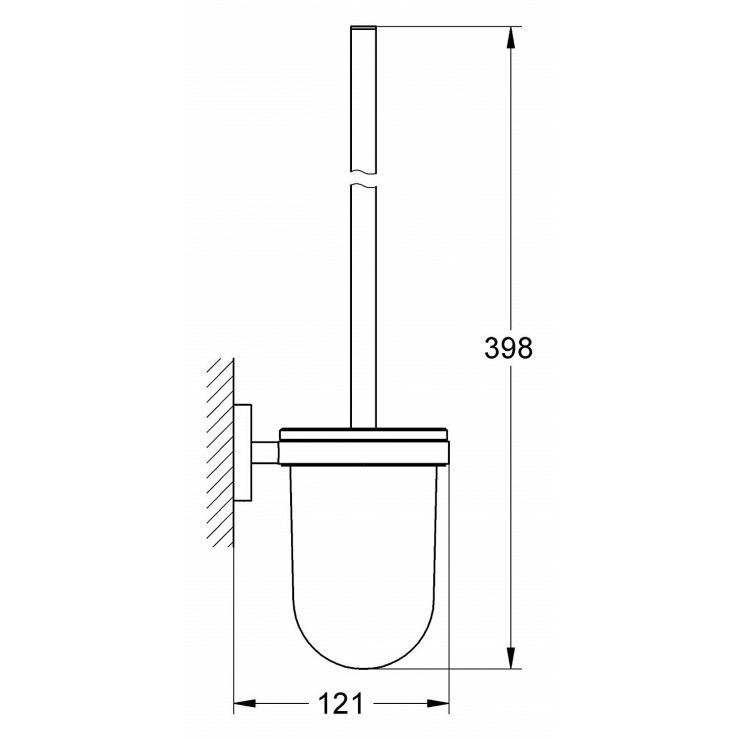 Bộ Cọ Vệ Sinh Tolet Grohe 40374001 Essentials