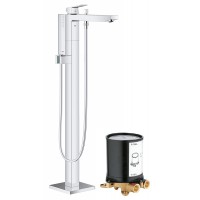 Vòi Bồn Tắm Grohe 23672001 + 29086000 Đặt Sàn Eurocube