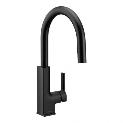 Vòi Rửa Chén Moen S72308BL Rút Dây Nóng Lạnh