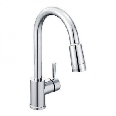 Vòi Rửa Chén Moen 46201 Rút Dây Nóng Lạnh