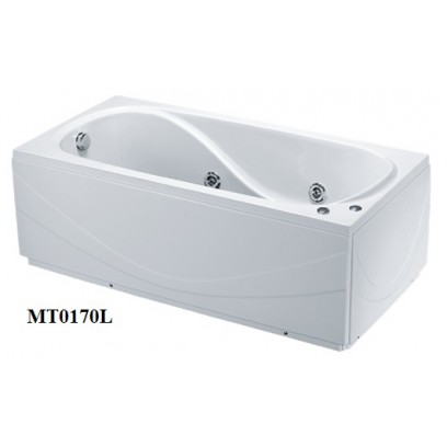 Bồn Tắm Massage 1.7M Chân Yếm CAESAR MT0170L/R 
