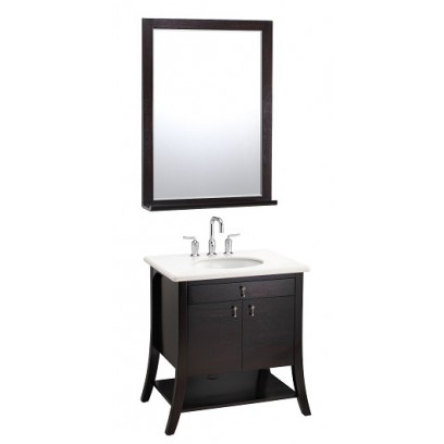 Bộ Tủ Lavabo Moen BC0205-803 + BC0206-002 Đặt Sàn Kèm Gương